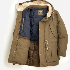 J CREW Franconia parka with PrimaLoft® Olive Moss  Large